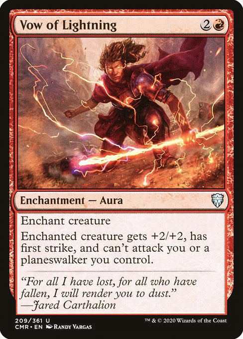 Vow of Lightning - Commander Legends Uncommon Card