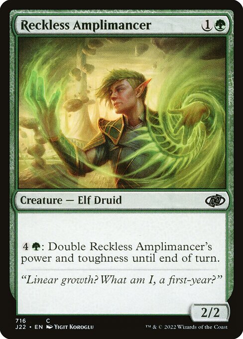 Reckless Amplimancer - Jumpstart 2022 Common Card