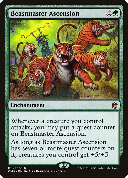 Beastmaster Ascension - Commander Anthology Rare Card