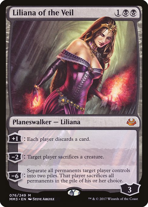 Liliana of the Veil - Modern Masters 2017 Mythic Card