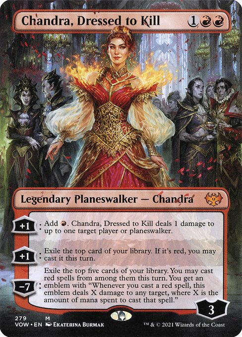 Chandra, Dressed to Kill - Innistrad: Crimson Vow Mythic Card