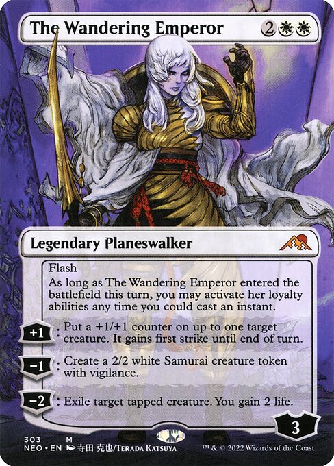 The Wandering Emperor - Kamigawa: Neon Dynasty Mythic Card