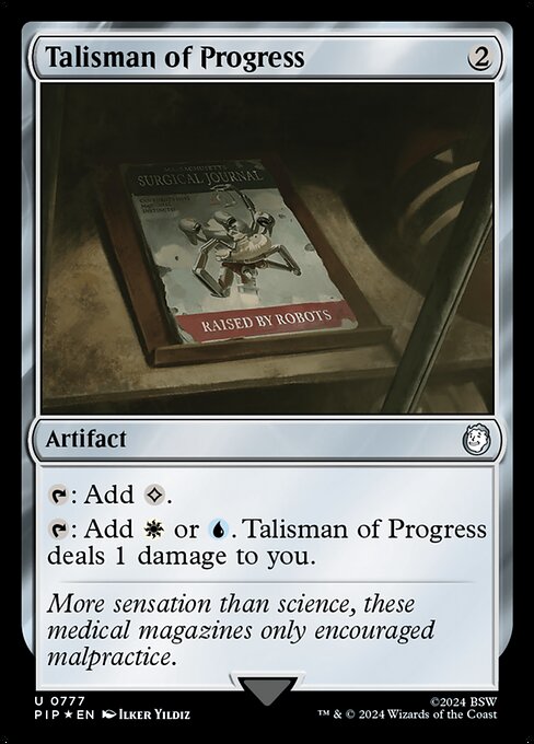 Talisman of Progress - Fallout Uncommon Card