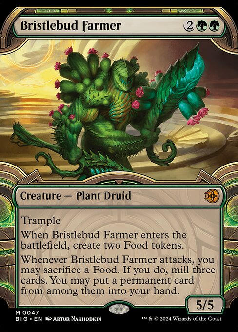 Bristlebud Farmer - The Big Score Mythic Card