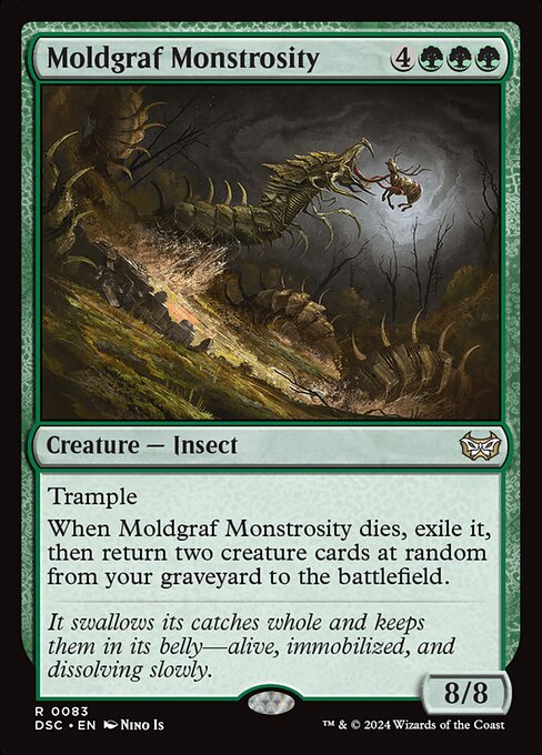 Moldgraf Monstrosity - Duskmourn: House of Horror Commander Rare Card