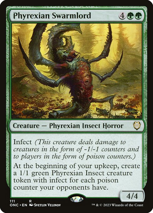 Phyrexian Swarmlord - Phyrexia: All Will Be One Commander Rare Card