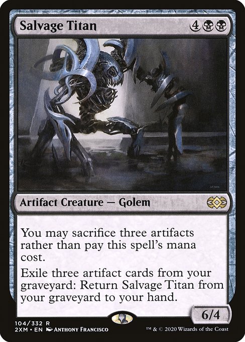 Salvage Titan - Double Masters Rare Card