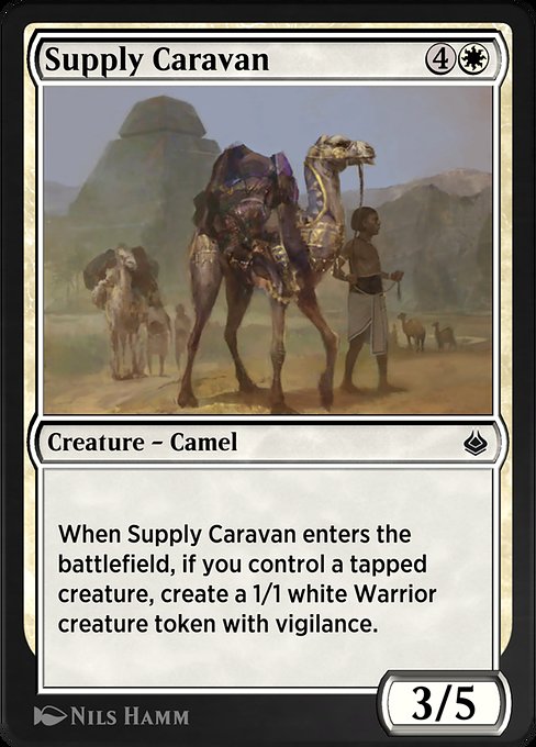 Supply Caravan - Amonkhet Remastered Common Card