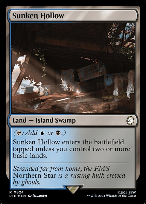 Sunken Hollow - Fallout Rare Card