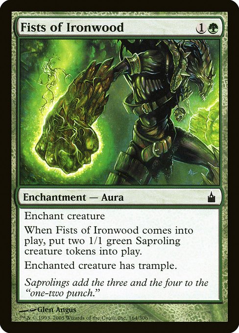 Fists of Ironwood - Ravnica: City of Guilds Common Card