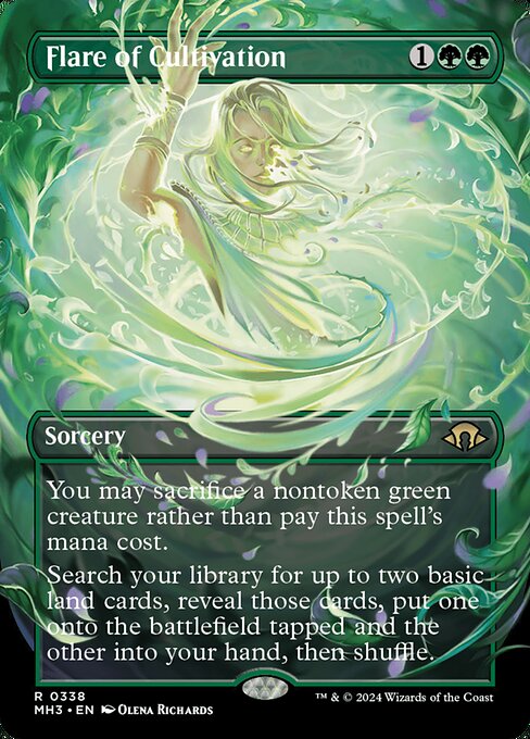 Flare of Cultivation - Modern Horizons 3 Rare Card