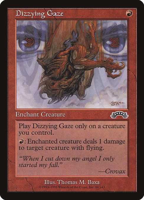 Dizzying Gaze - Exodus Common Card