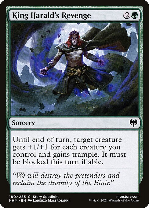 King Harald's Revenge - Kaldheim Common Card