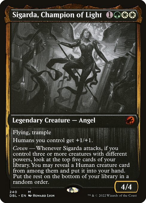 Sigarda, Champion of Light - Innistrad: Double Feature Mythic Card