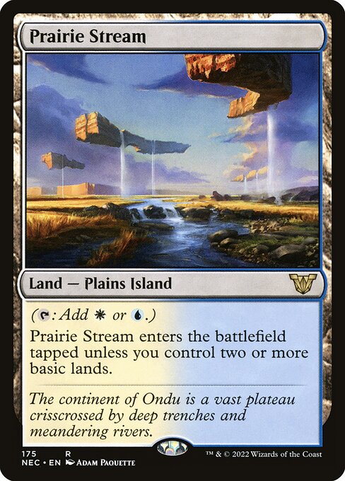 Prairie Stream - Neon Dynasty Commander Rare Card