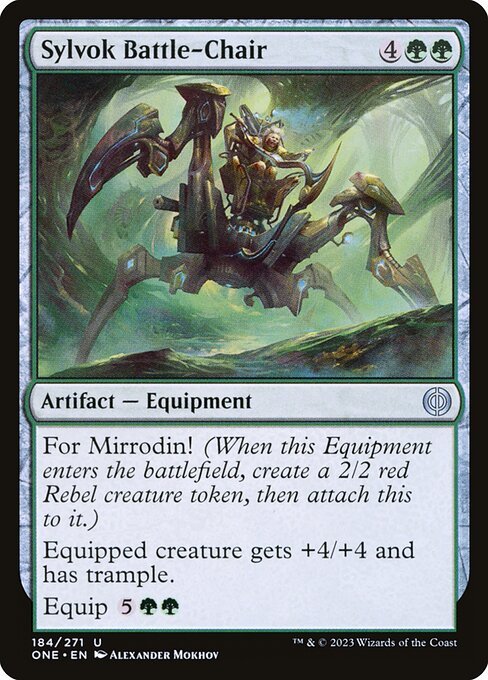 Sylvok Battle-Chair - Phyrexia: All Will Be One Uncommon Card