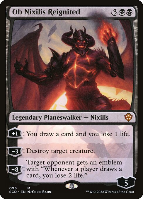 Ob Nixilis Reignited - Starter Commander Decks Mythic Card