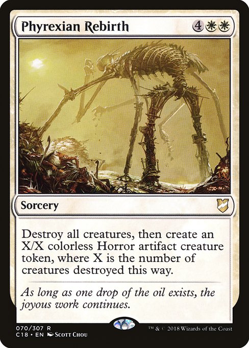 Phyrexian Rebirth - Commander 2018 Rare Card