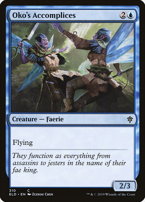 Oko's Accomplices - Throne of Eldraine Common Card