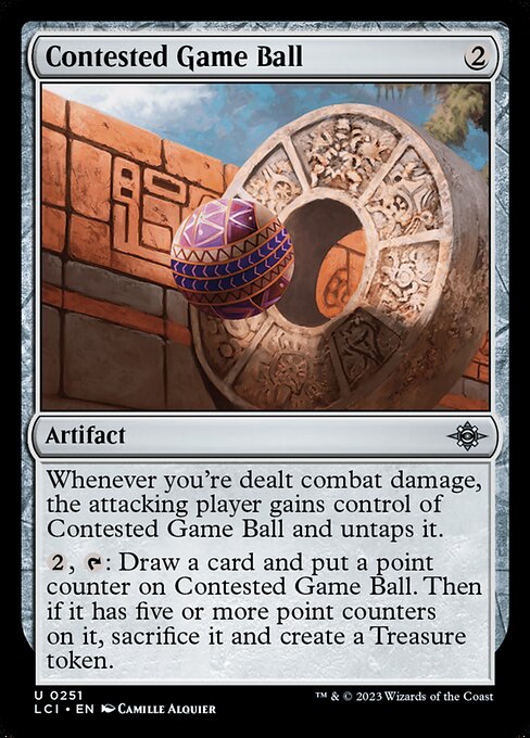 Contested Game Ball - The Lost Caverns of Ixalan Uncommon Card