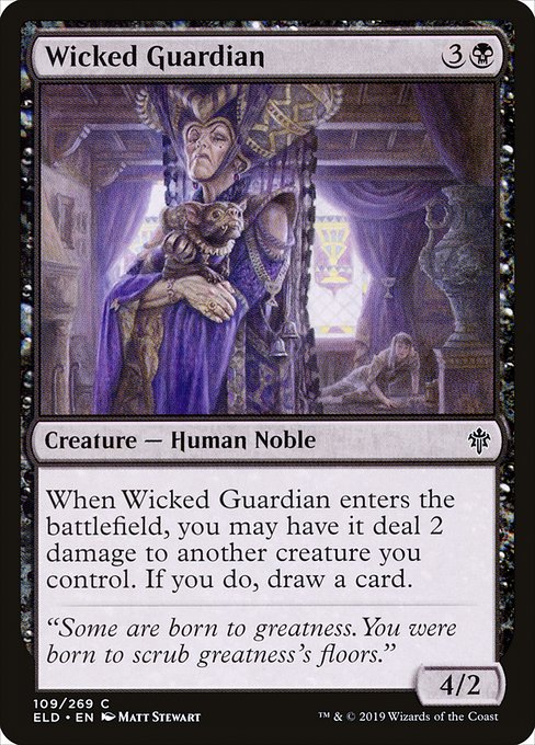 Wicked Guardian - Throne of Eldraine Common Card
