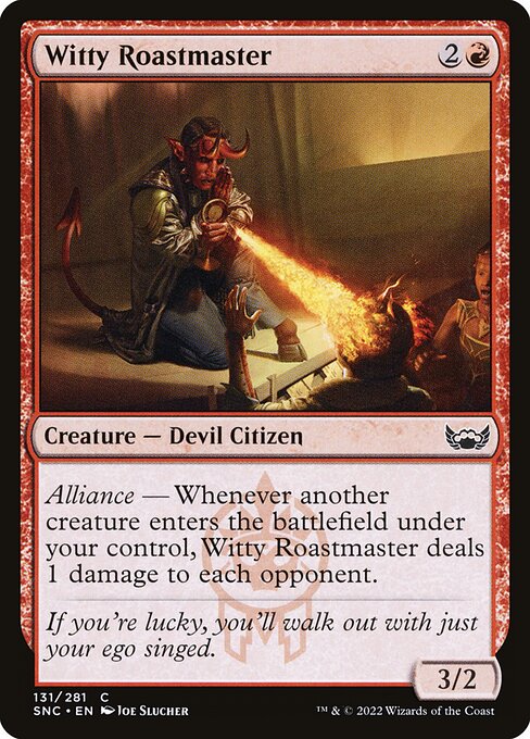 Witty Roastmaster - Streets of New Capenna Common Card