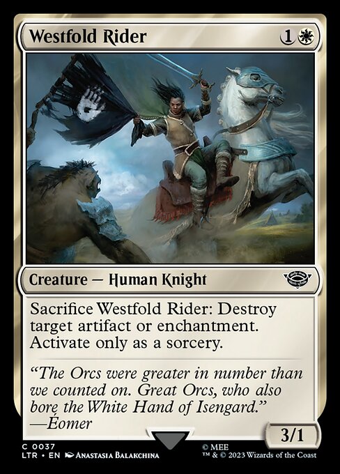 Westfold Rider - The Lord of the Rings: Tales of Middle-earth Common Card