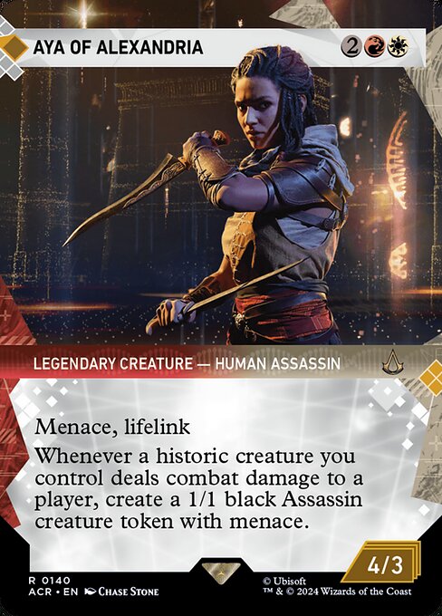 Aya of Alexandria - Assassin's Creed Rare Card