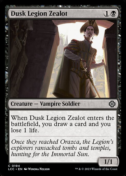Dusk Legion Zealot - The Lost Caverns of Ixalan Commander Common Card