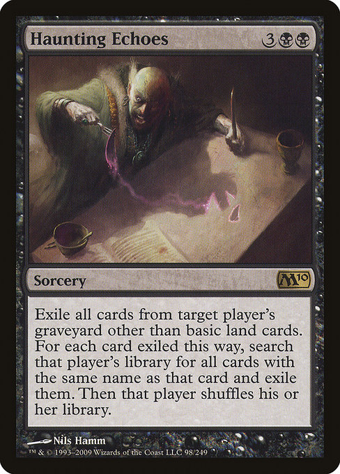 Haunting Echoes - Magic 2010 Rare Card