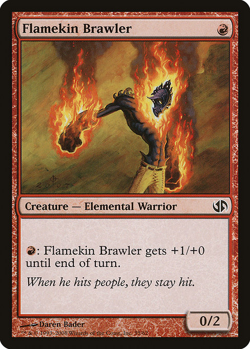Flamekin Brawler - Duel Decks: Jace vs. Chandra Common Card