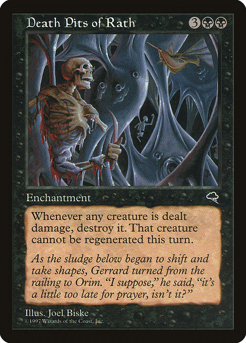 Death Pits of Rath - Tempest Rare Card