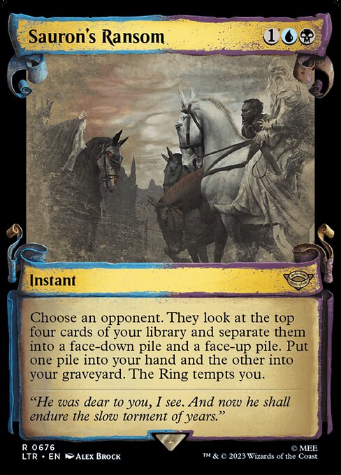 Sauron's Ransom - The Lord of the Rings: Tales of Middle-earth Rare Card