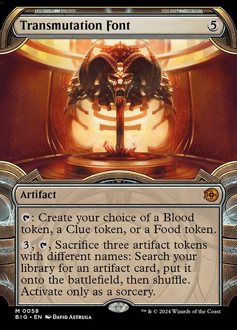 Transmutation Font - The Big Score Mythic Card