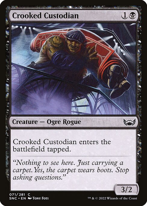 Crooked Custodian - Streets of New Capenna Common Card