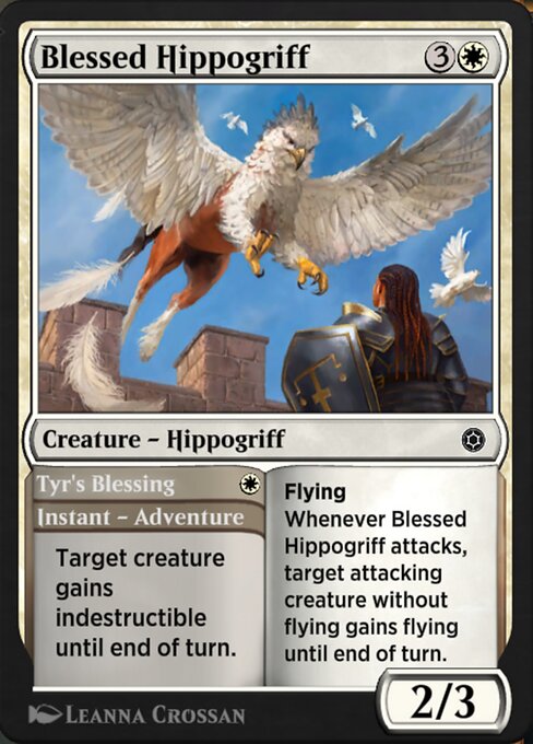 Blessed Hippogriff // Tyr's Blessing - Alchemy Horizons: Baldur's Gate Common Card