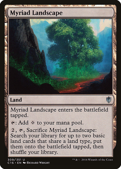 Myriad Landscape - Commander 2016 Uncommon Card