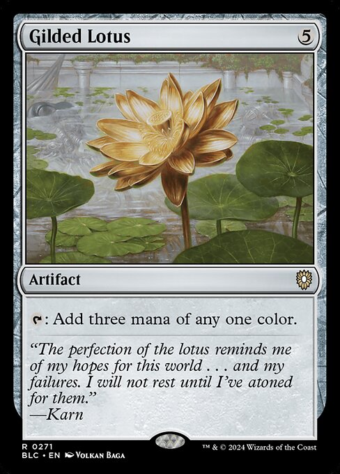 Gilded Lotus - Bloomburrow Commander Rare Card