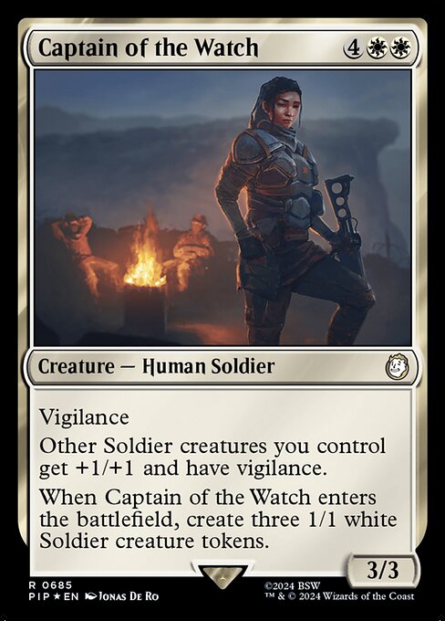 Captain of the Watch - Fallout Rare Card