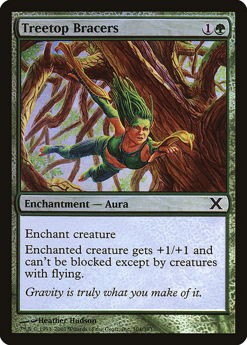 Treetop Bracers - Tenth Edition Common Card