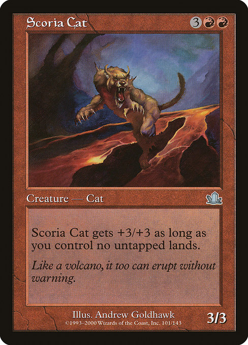 Scoria Cat - Prophecy Uncommon Card