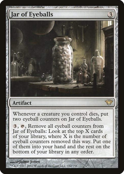 Jar of Eyeballs - Dark Ascension Rare Card