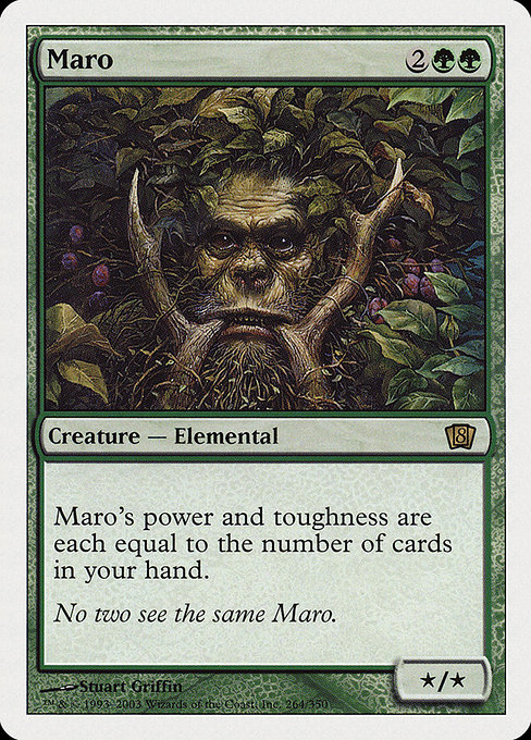 Maro - Eighth Edition Rare Card