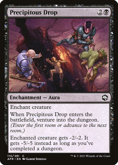 Precipitous Drop - Adventures in the Forgotten Realms Common Card
