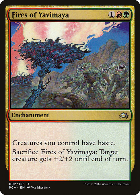 Fires of Yavimaya - Planechase Anthology Uncommon Card