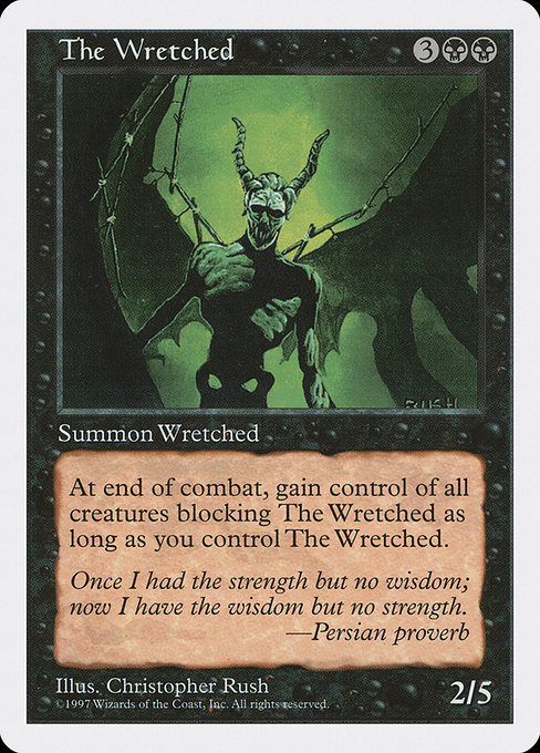 The Wretched - Fifth Edition Rare Card