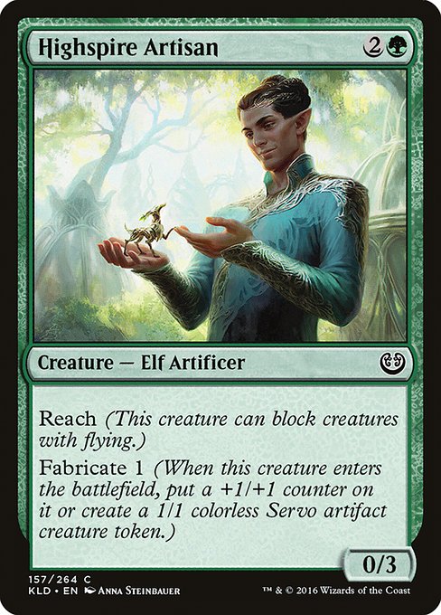 Highspire Artisan - Kaladesh Common Card