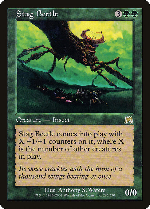 Stag Beetle - Onslaught Rare Card