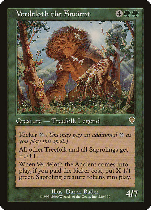 Verdeloth the Ancient - Invasion Rare Card