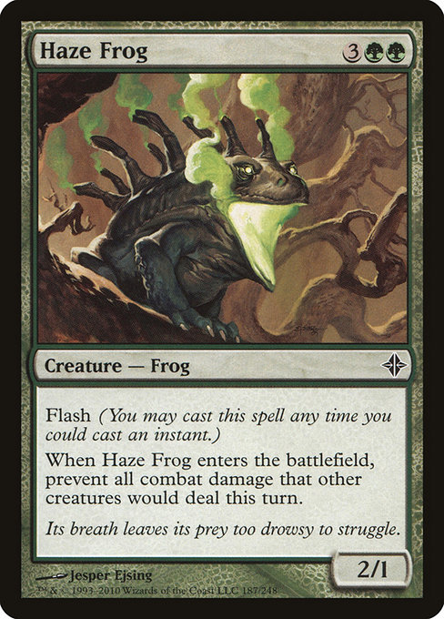 Haze Frog - Rise of the Eldrazi Common Card